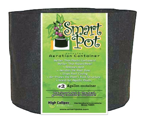 Smart Pot Black 2 Gallon