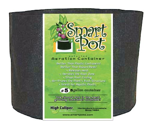 Smart Pot Black 5 Gallon