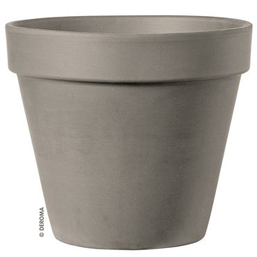 Deroma 4.3" Graphite Standard Clay Pot