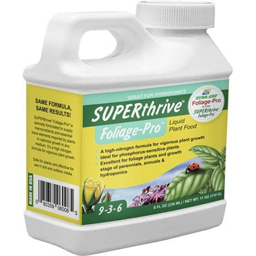 SuperThrive 8oz Foliage Pro 9-3-6 Plant Food