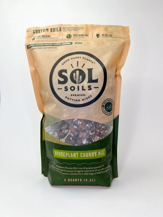 Sol Soils Houseplant Chunky Mix 2qt