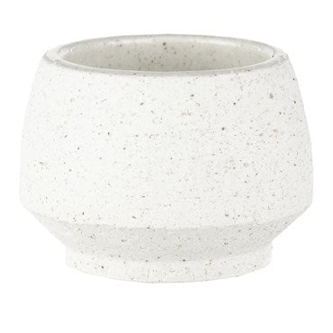 SSI 2" Stoneware Tapered Pot White