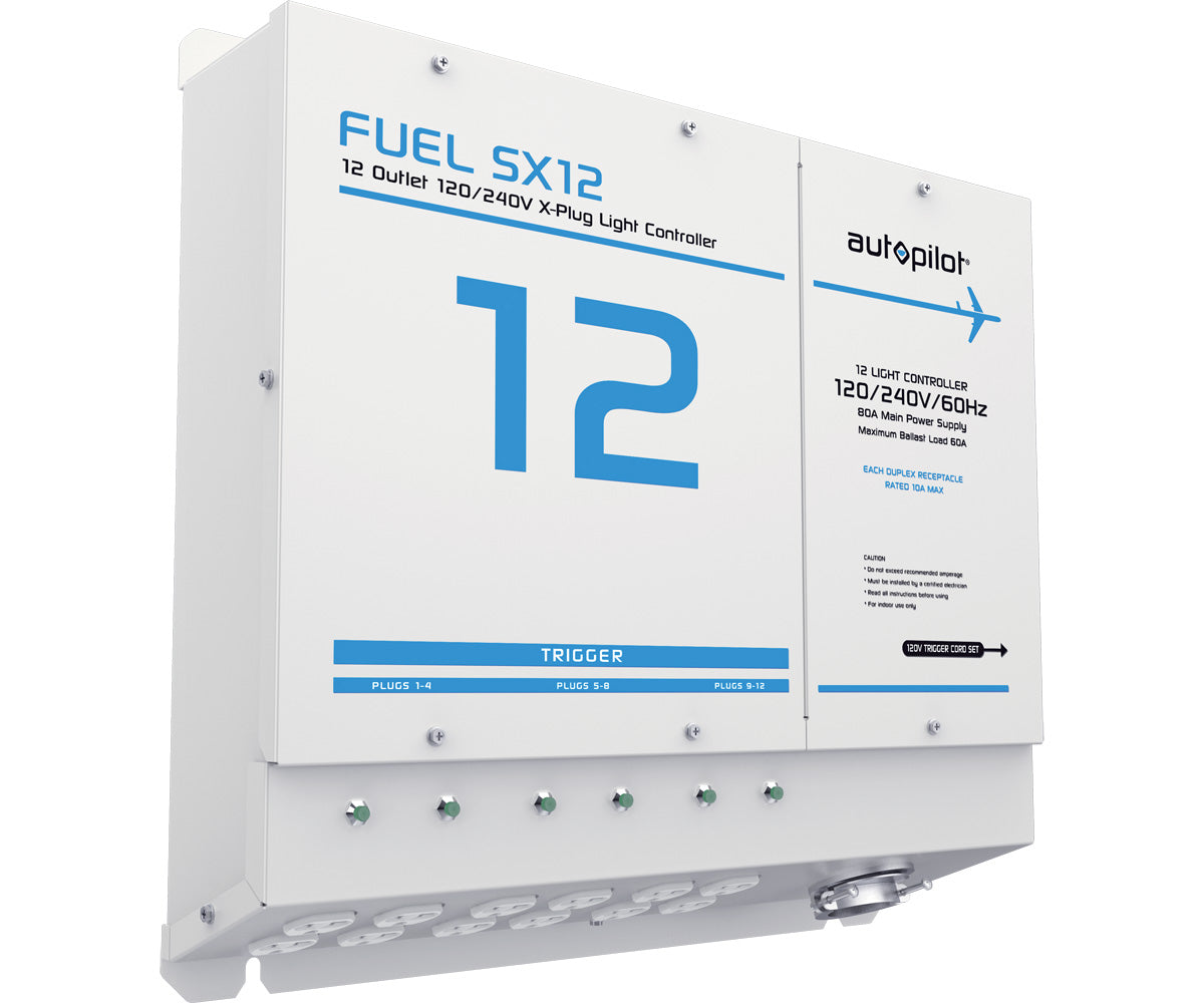 FUEL SX12 - 12 outlet, X-Plugs (120/240v) w/Single