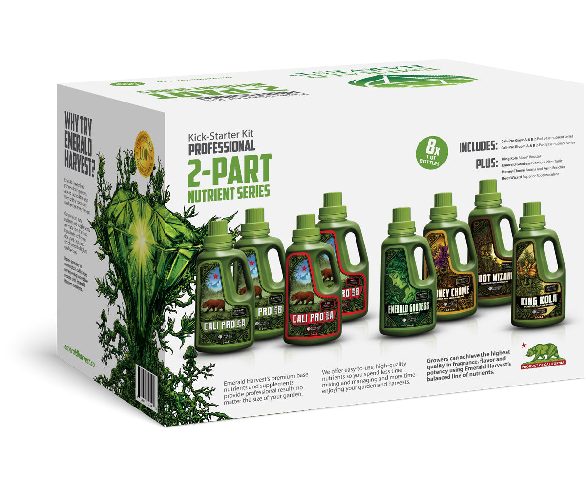 Emerald Harvest Kick Starter Kit 2-Part Base, 1 qt-01 (FL)