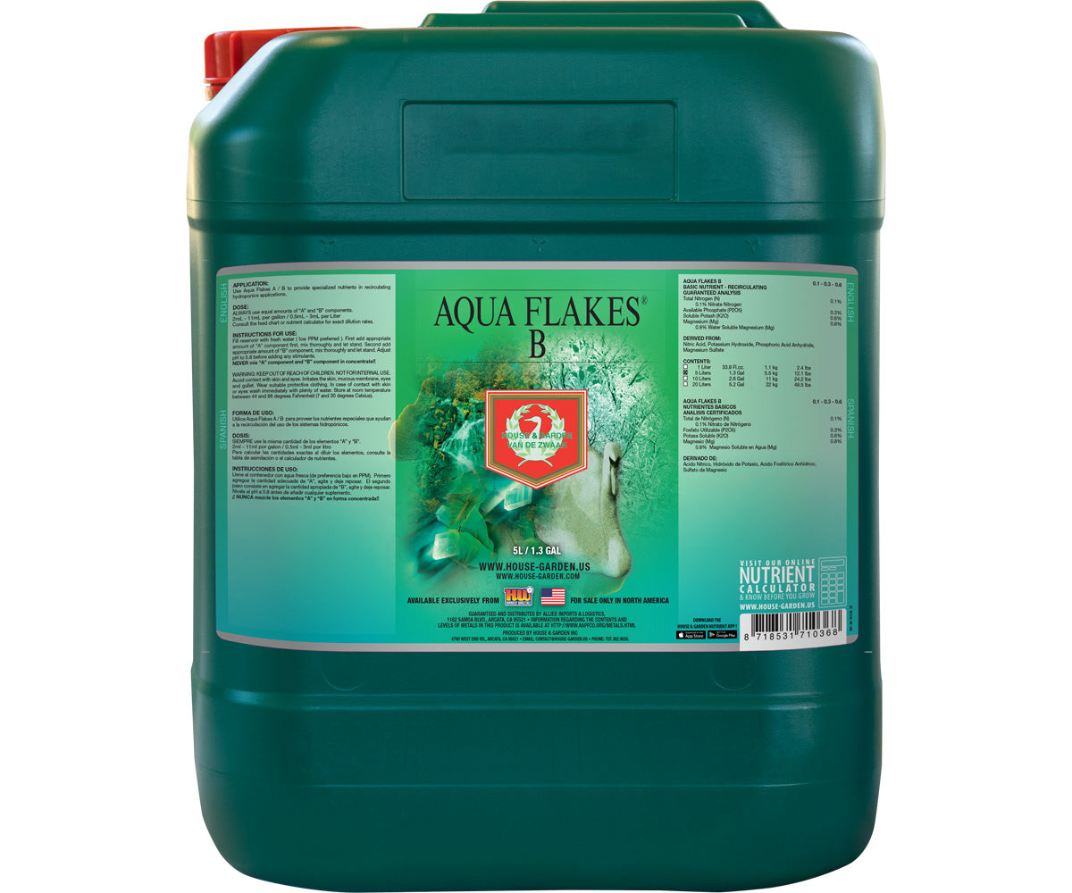 House & Garden Aqua Flakes B, 5 Liters