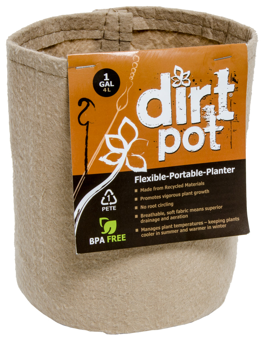 Dirt Pot Tan 1 Gallon (25/pk)